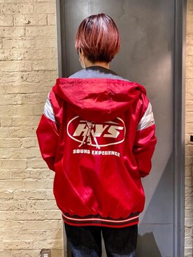 「ﾋﾞｯｸﾞｼﾙｴｯﾄ」｜「アイテム（ジャケット/アウター）」を使った、つぼねさん（レディース・153cm）の冬コーディネート