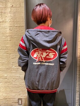 「ﾋﾞｯｸﾞｼﾙｴｯﾄ」｜「アイテム（ジャケット/アウター）」を使った、つぼねさん（レディース・153cm）の冬コーディネート