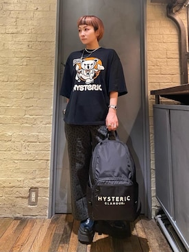 「ﾋﾞｯｸﾞｼﾙｴｯﾄ」｜「アイテム（バッグ）」を使った、つぼねさん（レディース・153cm）の夏コーディネート