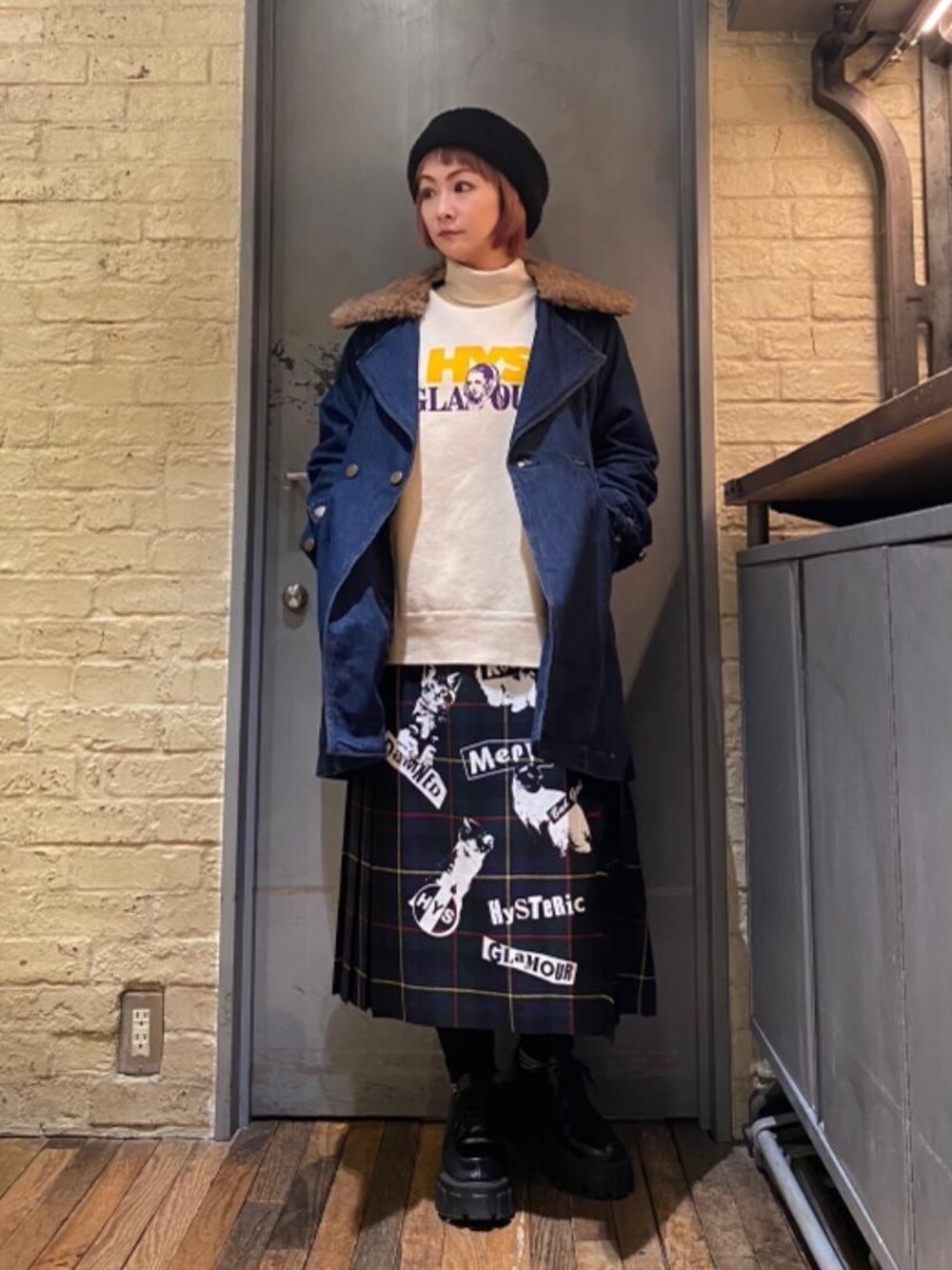 【新品未使用】HYSTERIC GLAMOUR・SCRATCH レギンス HYSTERIC GLAMOUR（ヒステリックグラマー）の「SCRATCH レギンス