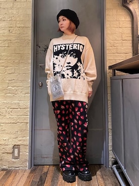 「アイテム（トートバッグ、シルバー系）」を使った、つぼねさん（レディース・153cm）の冬コーディネート