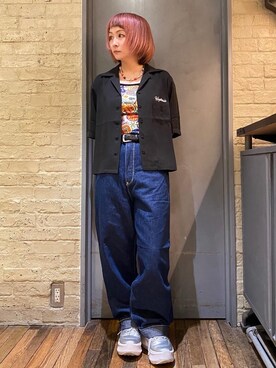 「でにむ」｜「アイテム（キャミソール）」を使った、つぼねさん（レディース・153cm）の夏コーディネート