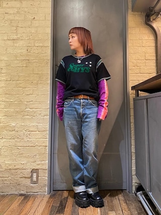 HYSTERIC GLAMOUR（ヒステリックグラマー）の「SUPER HYS刺繍 T