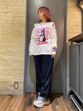「らふこーで」｜「アイテム（アクセサリー）」を使った、つぼねさん（レディース・153cm）の秋コーディネート