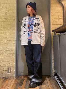 「らふこーで」｜「アイテム（アクセサリー）」を使った、つぼねさん（レディース・153cm）の秋コーディネート