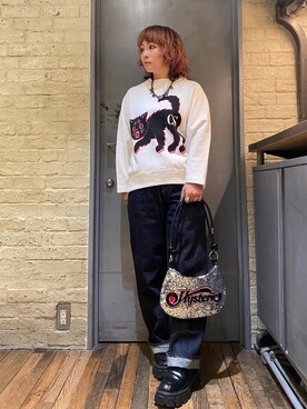 「らふこーで」｜「アイテム（アクセサリー）」を使った、つぼねさん（レディース・153cm）の秋コーディネート