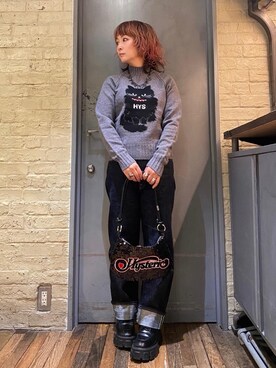 「らふこーで」｜「アイテム（アクセサリー）」を使った、つぼねさん（レディース・153cm）の秋コーディネート