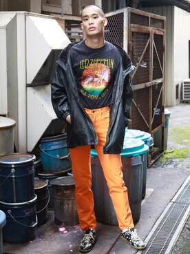 「MARTIN MARGIELA（マルタンマルジェラ）のアイテム」を使った、THE SIDERさん（メンズ・183cm）の冬コーディネート