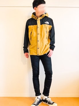 「アイテム（マウンテンパーカー）」を使った、sat.oさん（メンズ・180cm・30代）の春コーディネート