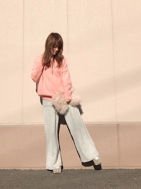 Natsu♡さん（レディース・162cm）の冬コーディネート