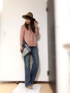 Natsu♡さん（レディース・162cm）の冬コーディネート