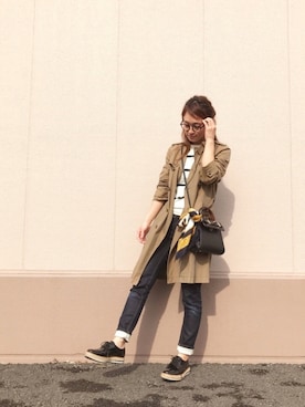 「SHOE BAR Deesse（シューバーディーセ）のアイテム」を使った、Natsu♡さん（レディース・162cm）の冬コーディネート