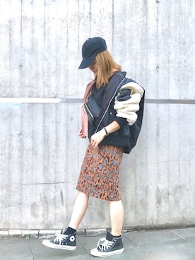 「JILKY（ジルキー）のアイテム（ジャケット/アウター）」を使った、Natsu♡さん（レディース・162cm）の秋コーディネート