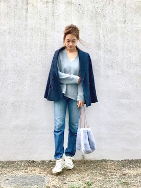 「BY MALENE BIRGER（バイマレーネビルガー）のアイテム（ジャケット/アウター）」を使った、Natsu♡さん（レディース・162cm）の冬コーディネート