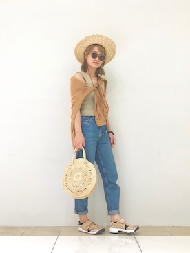 Natsu♡さん（レディース・162cm）の夏コーディネート