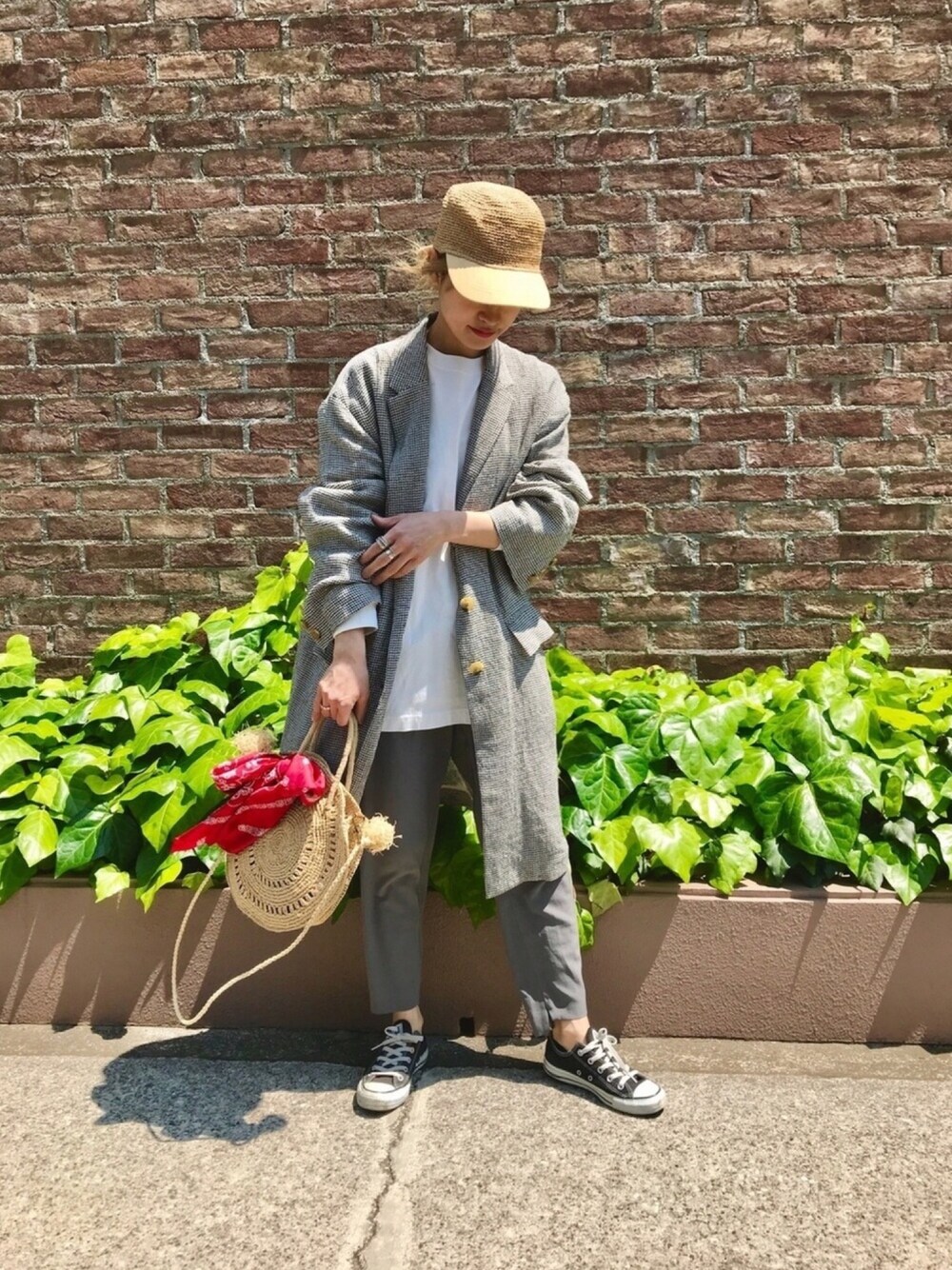 IENA MAISON NH PARIS 別注　2wayサークルかごバッグ IENA（イエナ）の「MAISON NH PARIS 別注サークルカゴバッグ（PM
