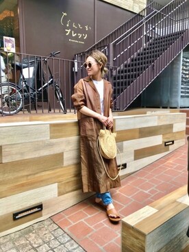 Natsu♡さん（レディース・162cm）の夏コーディネート