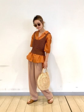 Natsu♡さん（レディース・162cm）の夏コーディネート