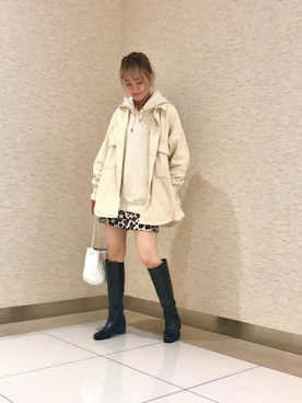 Natsu♡さん（レディース・162cm）の冬コーディネート