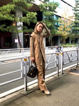 「CIAOPANIC TYPY（チャオパニックティピー）のアイテム（ブレスレット）」を使った、Natsu♡さん（レディース・162cm）の冬コーディネート