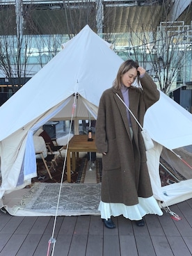 「JILKY（ジルキー）のアイテム」を使った、Natsu♡さん（レディース・162cm）の冬コーディネート