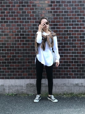 Natsu♡さん（レディース・162cm）の冬コーディネート