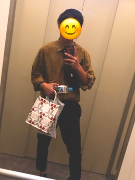 「Settimissimo（セッティミッシモ）のアイテム」を使った、ガッツさん（メンズ・170cm）の秋コーディネート