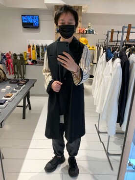 「ROBES&CONFECTIONS（ローブスコンフェクションズ）のアイテム（ジャケット/アウター）」を使った、shinozaki daigaさん（メンズ・178cm）の春コーディネート