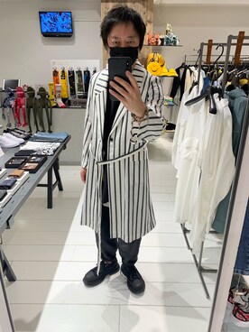 「ROBES&CONFECTIONS（ローブスコンフェクションズ）のアイテム（ジャケット/アウター）」を使った、shinozaki daigaさん（メンズ・178cm）の春コーディネート