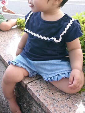 sayuさん（キッズ・70cm）の秋コーディネート