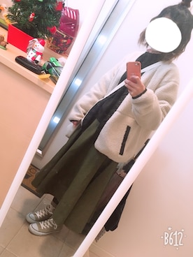 「Design Tshirts Store graniph（デザイン　ティーシャツ　ストア　グラニフ）のアイテム（ジャケット/アウター）」を使った、あいらさん（レディース・166cm）の冬コーディネート