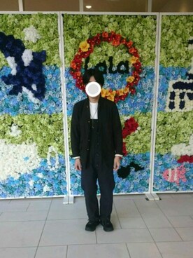 「SCYE BASICS（サイベーシックス）のアイテム（トップス）」を使った、アップーさん（メンズ・170cm）の秋コーディネート