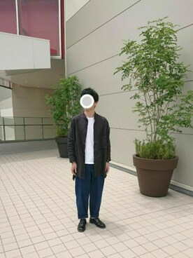「ENDのアイテム（アクセサリー）」を使った、アップーさん（メンズ・170cm）の夏コーディネート