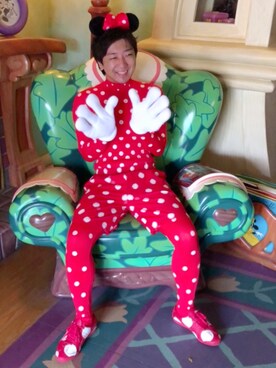 「ZOZO（ゾゾ）のアイテム（トップス、レッド系）」を使った、 赤ゾゾスーツの旅人 まきこうさん（メンズ）の秋コーディネート