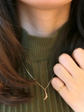 「agete FIRST（アガットファースト）のアイテム」を使った、manakaさん（レディース・157cm）の秋コーディネート