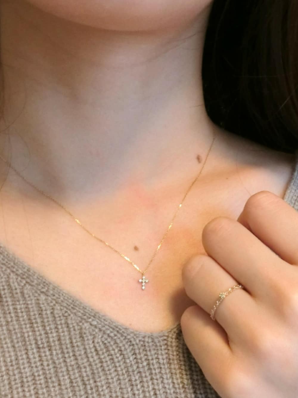 agete(アガット)の「K18ネックレス(A211646/10102116046 agete(アガット)の「K18ネックレス(A211646/10102116046