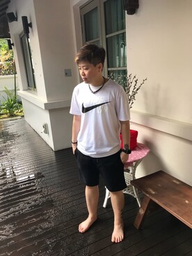 「Apple Watch」｜「アイテム（オールインワン・サロペット）」を使った、Ongさん（レディース・162cm）の冬コーディネート