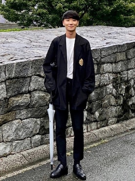 「soe（ソーイ）のアイテム（ジャケット/アウター）」を使った、sakasaさん（メンズ・180cm）の秋コーディネート