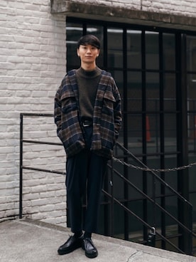 sakasaさん（メンズ・180cm）の冬コーディネート