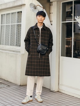 sakasaさん（メンズ・180cm）の冬コーディネート