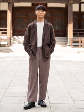 sakasaさん（メンズ・180cm）の冬コーディネート