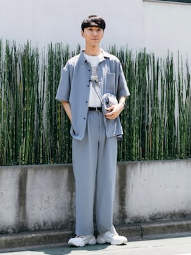 sakasaさん（メンズ・180cm）の夏コーディネート