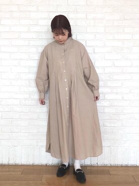 シャツワンピースを使った 1万円以下コーデ の人気ファッションコーディネート Wear