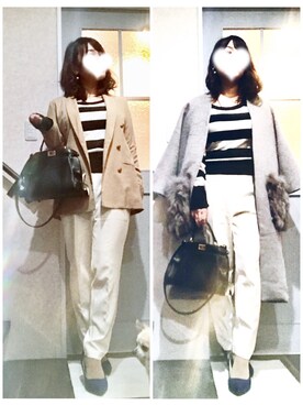 「NOWiSTYLE（ナウアイスタイル）のアイテム」を使った、_kaoru_aya_さん（レディース・156cm）の冬コーディネート