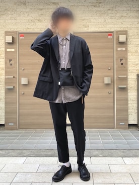 「NUNC（ヌンク）のアイテム」を使った、kmakoさん（メンズ・175cm）の春コーディネート