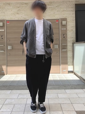 「アイテム（チャーム）」を使った、kmakoさん（メンズ・175cm）の秋コーディネート