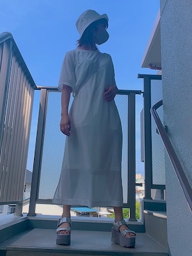 「ESPERANZA（エスペランサ）のアイテム（サンダル）」を使った、ぎちこ(Jeanasis)さん（レディース・145cm）の夏コーディネート