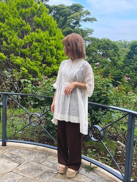 「ESPERANZA（エスペランサ）のアイテム（サンダル）」を使った、ぎちこ(Jeanasis)さん（レディース・145cm）の夏コーディネート