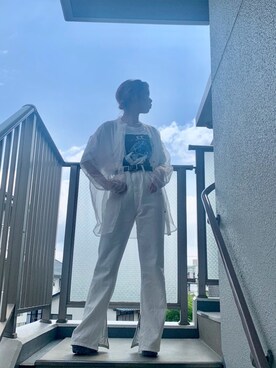 「ESPERANZA（エスペランサ）のアイテム（サンダル）」を使った、ぎちこ(Jeanasis)さん（レディース・145cm）の夏コーディネート