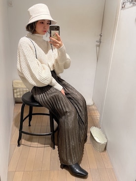 ぎちこ(Jeanasis)さん(レディース・145cm)の冬コーディネート